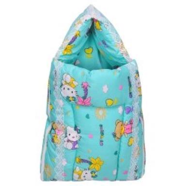 Green New Born Baby Sleeping Bag Cum Baby Carry Bed