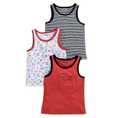 Cotton Mix Sleeveless Unisex Multicolor Baby Vest Size: As Required