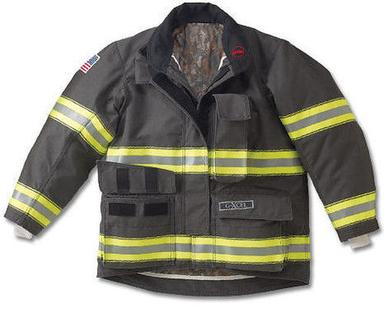 Blue And Black Fire Fighting Reflective Safety Jacket