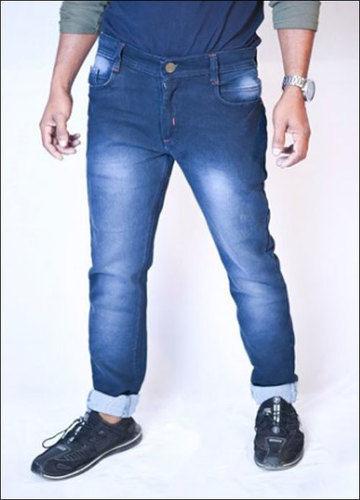 Dry Cleaning Mens Blue Denim Jeans