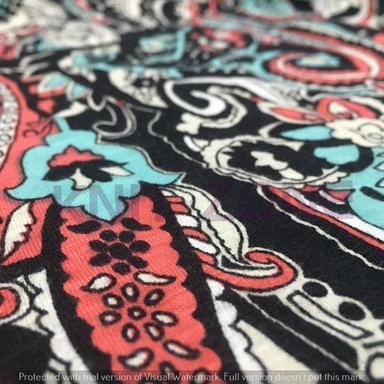 Printed Cotton Knitted Fabric Soft