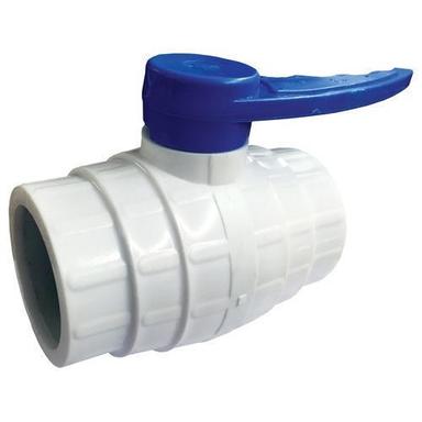 Plastic Solid Ball Valve With Inside Ms Plate Application: Industrial