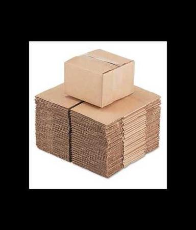 Square Brown Paper Corrugated Carton Packaging Box For Apparel