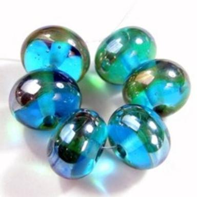 Multi Color Crystal Faceted Glass Beads