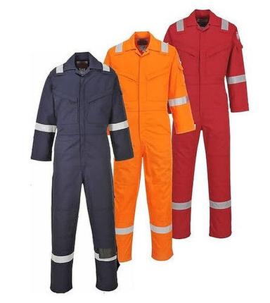 Multi Color Industrial Worker Coverall Uniform