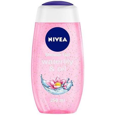 NIVEA Body Wash, Waterlily &amp; Oil Shower Gel, Pampering Care with Refreshing Scent of Waterlily FlowerA A (250 ml)
