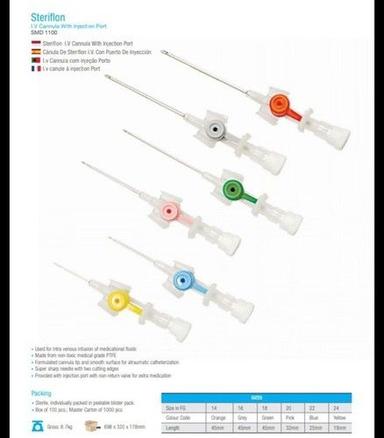 Steriflon - I.V Cannula With Injection Port