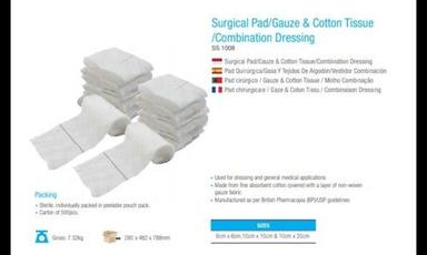Silver Surgical Pad / Gauze & Cotton Tissue / Combination Dressing