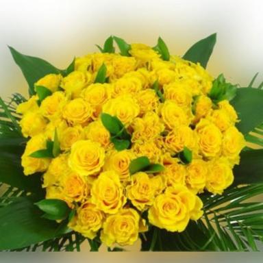 Naturally Cultivated Fresh Yellow Roses Creatively Arranged Special Occasional Beautiful Bookey Gifts For Special One Shelf Life: 7 To 10 Days