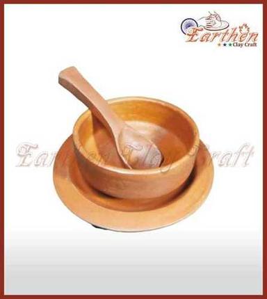 Brown 50-100 Ml Microwave Safe Serving Clay Soup Bowl