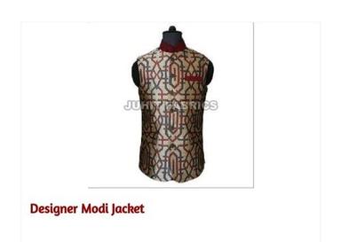 Anti Wrinkle Ethnic Polyester Cotton Mens Jacket