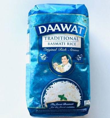 White Daawat Traditional Basmati Rice 1 Kg Net. Wt