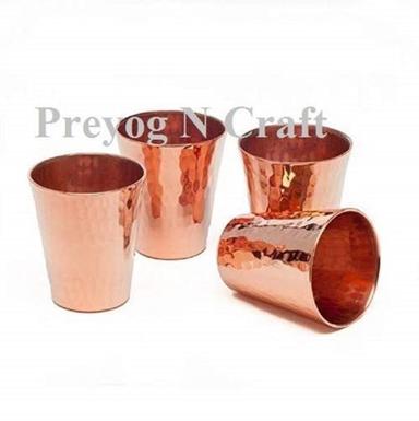 Various Colors Are Available Round Shape Pure Copper Shot Glass