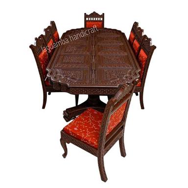 Handmade Rajasthani Teak Wood Dining Table