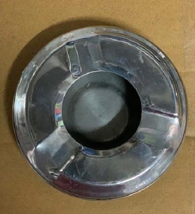 Silver Round Shape Stainless Steel Ashtray