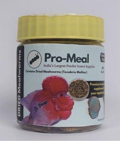 Pro-Meal Dried Mealworms 30 GM Hight Protien Treat Food for Pets