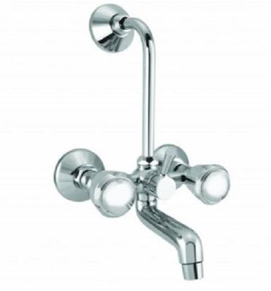 Stainless Steel Telephonic Wall Mixer With L Bend For Bathroom Fitting