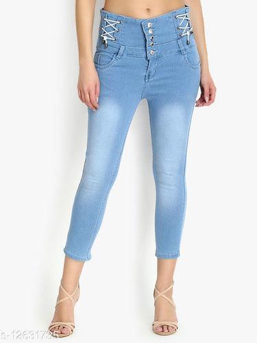 Cool Dry Ladies Denim Skinny Fit Blue Jeans