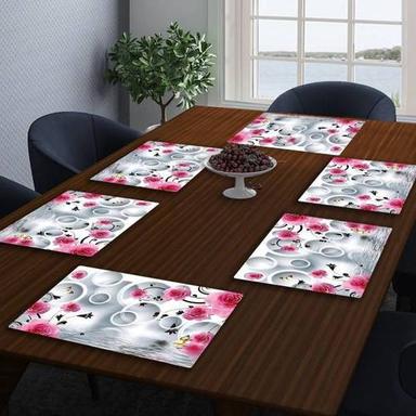 Rectangle Plastic Printed Rectangular Shape Dinning Table Mat