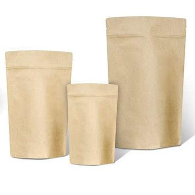 Disposable Brown Plain Stand Up Pouch