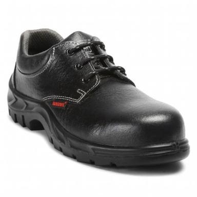 Pu Black Mens Leather Safety Shoes
