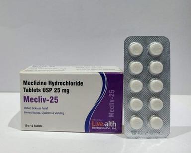 Meclizine Hcl 25 Mg Tablets Usp General Medicines