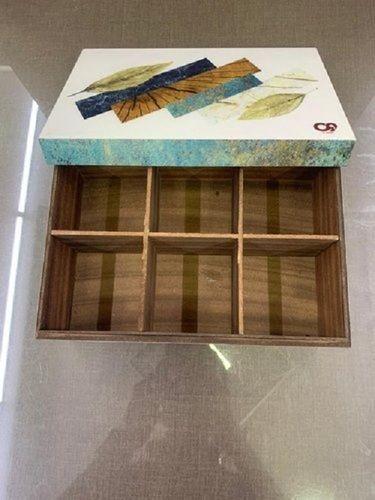 Wood Light Weight Printed Wooden Dry Fruit Box