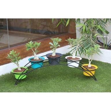 Various Colors Are Available Round Shape Plastic Outdoor Plant Pot