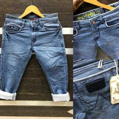 Anti Shrinkage Blue Color Denim Men Jeans