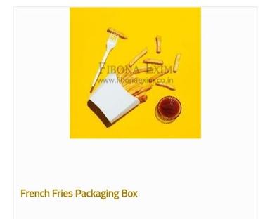  ग्लॉसी लैमिनेशन फ्रेंच फ्राइज़ पेपर पैकेजिंग बॉक्स 