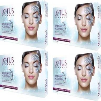 Safe To Use Lotus Herbals Radiant Platinum Cellular Anti-Ageing Facial Kit 37 Gm ( Pack Of 4 )A A (4 X 37 G)