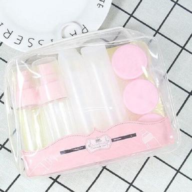 Transparent Mini Cosmetic Travel Skin Care Empty Liquid Container (9 Pc Set)