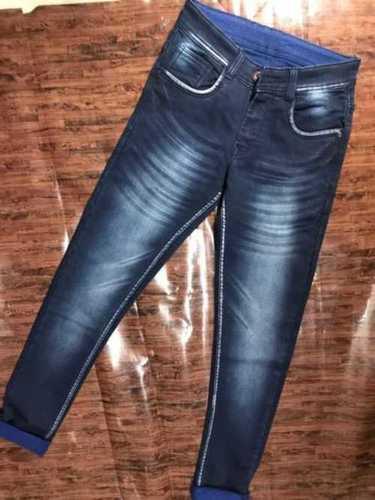 Stretchable Blue Denim Jeans Pant Age Group: >16 Years