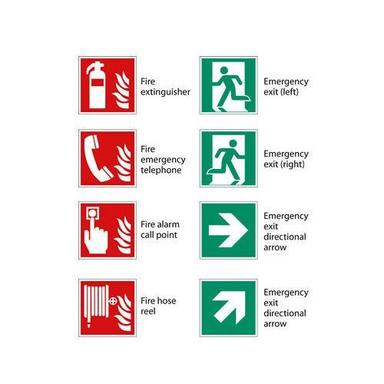 Scratch Proof Safety Sign Board Application: Industrial
