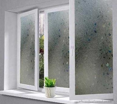 Solid Rectangular Polished Aluminum Glass Window