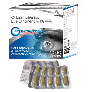 Chloramphenical Eye Ointment, For Prophylaxis And Treatment Of Infection Of An Eye Age Group: Children