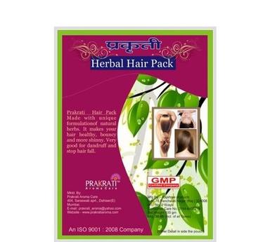 Long Lasting Color Herbal Hair Pack For Removing Dandruff And Preventing The Hair Fall