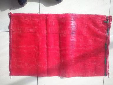 Red Color Vegetable Mesh Bag For Onion Packing 