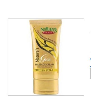 Natural and Shiny Look Gold Massage Cream