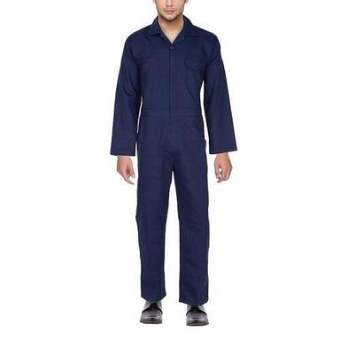 Blue Industrial Cotton Coverall Gender: Male