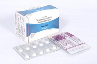 Aceclofenac Paracetamol And Serratiopeptidase Pain Reliever Tablet Age Group: Adult