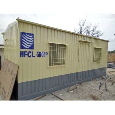 White And Blue Paint Coated Surface Finished Prefabricated Site Office Container