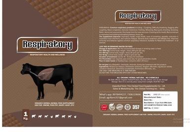 Brown Organic Veterinary Respiratory Health Supplement