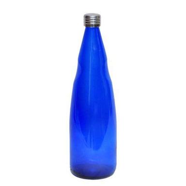 Screw Cap Blue Glass Water Bottle (1000 Ml) Capacity: 1000 Ml Milliliter (Ml)