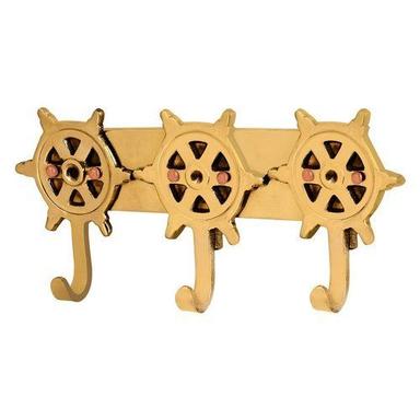 Gold Wall Mounted Metal Key Holder