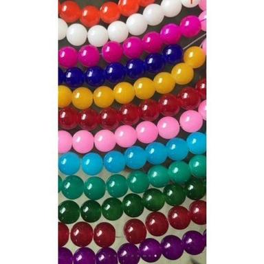 Multicolor Polished Round Acrylic Beads