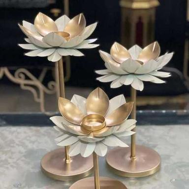 Metal Table Lotus Light Set
