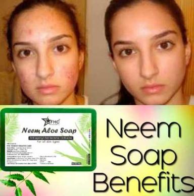 Skin Friendly Natural Herbal Fhc Neem Aloe Soap
