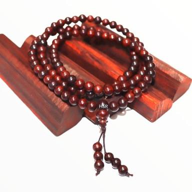 India Red Sandalwood Beads Japa Mala