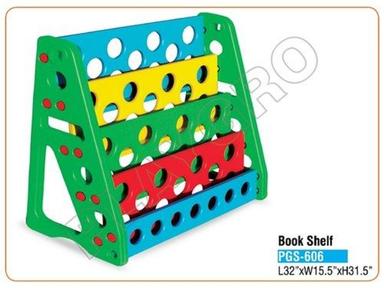 Multicolor Portable 4 Layer Kids Preschool Plastic Bookshelf Dimension(L*W*H): 32X15.5X31.5 Inch (In)